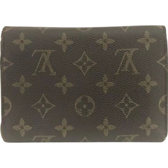 893183BJ (L1) Louis Vuitton Wallet Porte Tresor Etui Papiers Brown Monogram - Picture 2 of 9